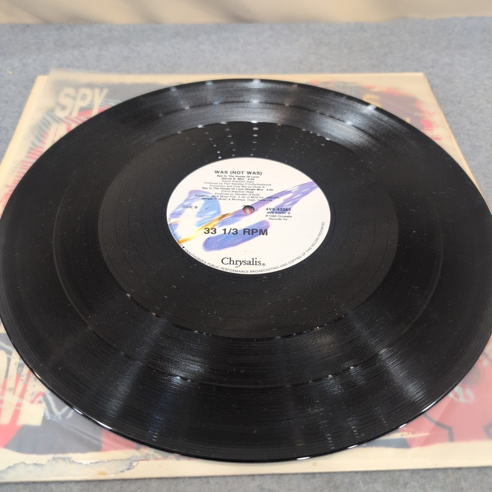 Was Not Was Spy In The House Of Love 12 inch Vinyl Single 1988 Chrysalis 4V9 432 - Picture 5 of 6